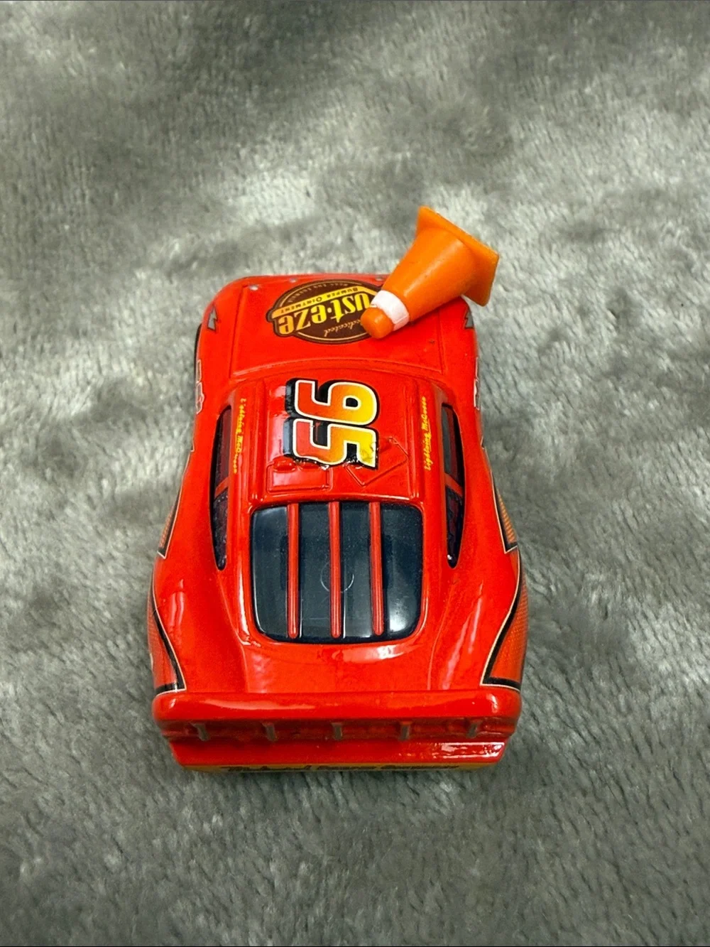 🏎️ Disney Pixar Cars Movie Toys Mcqueen with Cone Diecast Toy Car 1:55